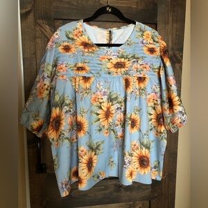 Woven blouse by Mint Boutique